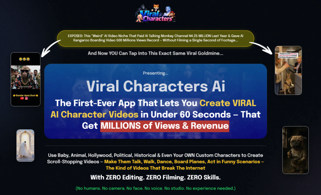 Viral Characters AI OTO